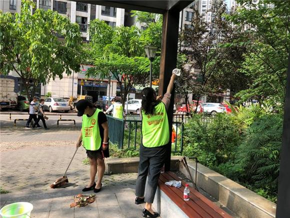 渝北盘溪河开展绿水青山环境卫生整治志愿服务