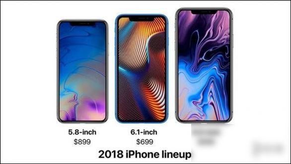 外媒曝光苹果2018三款新iPhone价格:699美元