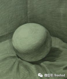 【素描系列】一步一步学画竖结构球体