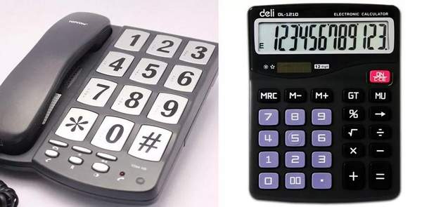 为什么电话按键123在上面，计算器却789在上？