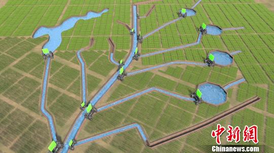 资料图，图为白起渠在中国水利史上创造了“陂渠相连、长藤结瓜”的灌溉模式。湖北襄阳市委宣传部供图