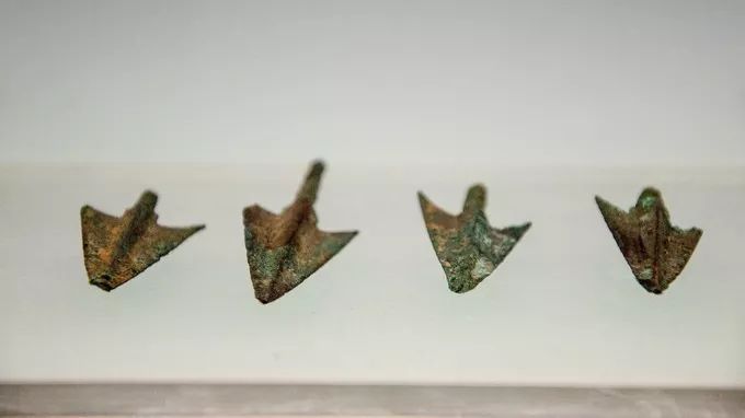 ▲山西博物院商代铜箭镞 