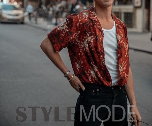 夏日,穿花衬衫的男生,最撩心!