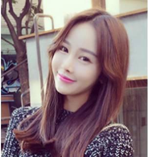 最佳圆脸中长发烫发发型，显得特别有气质!