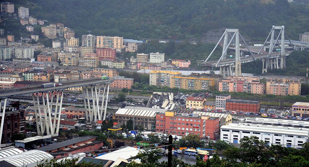 意大利高架桥倒塌已致38死 桥梁运营商被指责须为事故负责