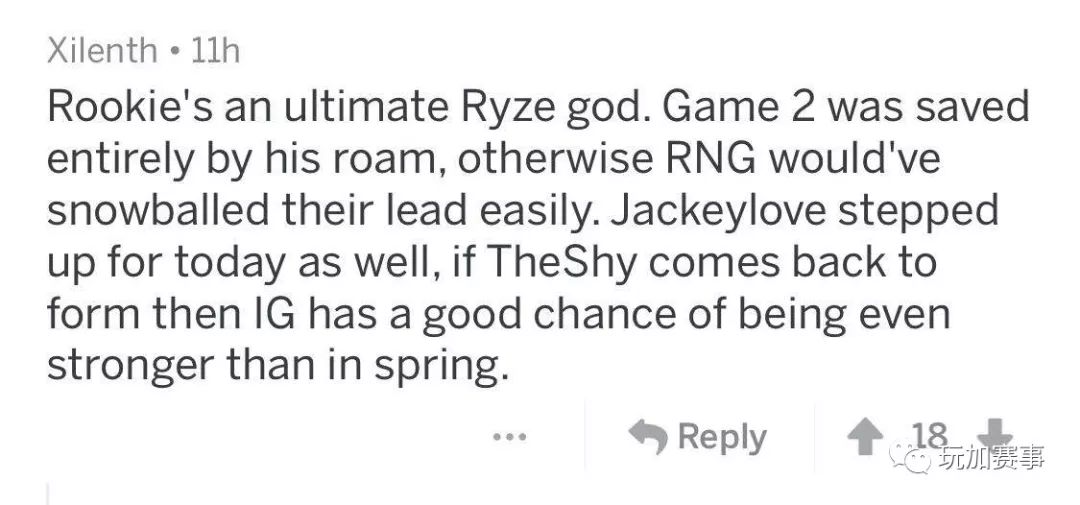 外国网友热议RNG vs IG:Rookie就是瑞兹之神