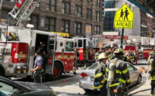 美国曼哈顿一华人理发店因火灾受损 无人员伤亡