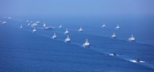 外媒称中国军力建设提速 造舰“下饺子”令人印象深刻