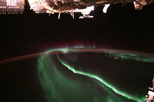 宇航员亚历山大?格斯特拍摄了这张图片。（图片来源：ESA/NASA-A.Gerst）