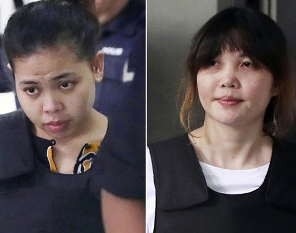 朝鲜男子金正男遇刺案开庭审理：两名女被告表面罪名成立