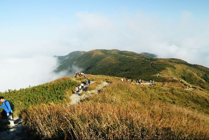 广东四大名山—惠州罗浮山飞云顶观云海 四方山穿越