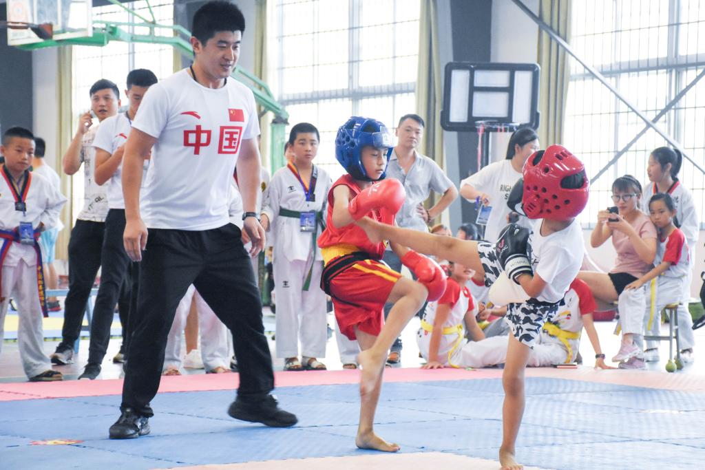 福清武术散打跆拳道交流赛