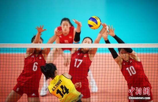 中国女排首秀以适应为主 朱婷：亚运赛场从零开始