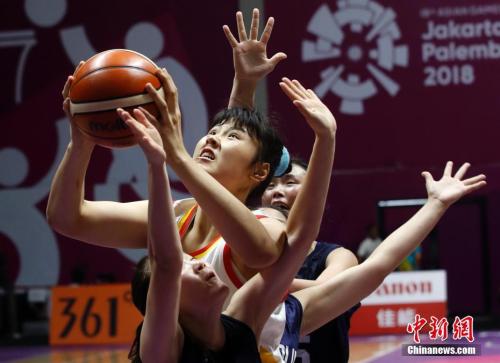 亚运中国女篮74分大胜蒙古 三战连捷居小组第一
