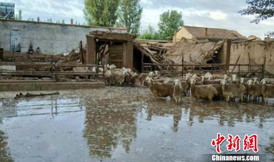 大暴雨袭甘肃增密地质灾害风险 黄河兰州段流量趋平稳