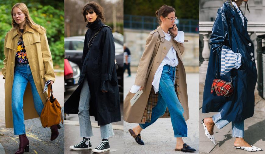 别再愁秋天穿什么啦,18年风衣流行这么搭,第二