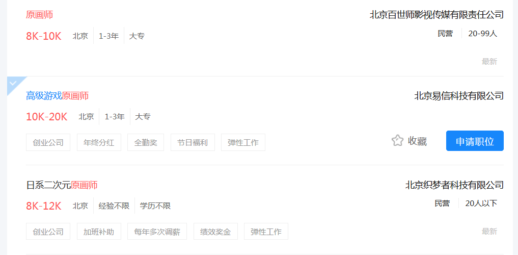 游戏原画师究竟有没有市场?薪资待遇高不高?