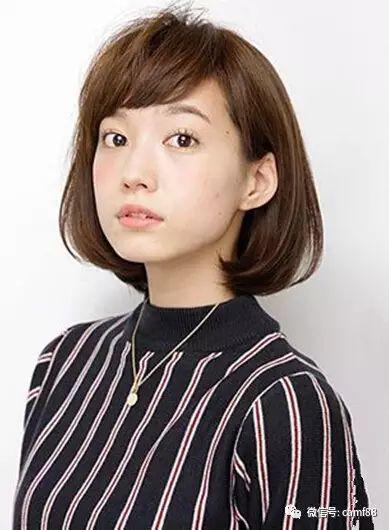 圆脸女生适合的短发名称,甜美指数大大提升!