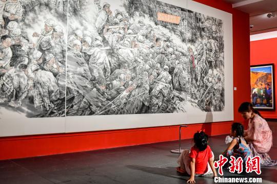 庆祝改革开放40周年全国美术作品展广东站启幕