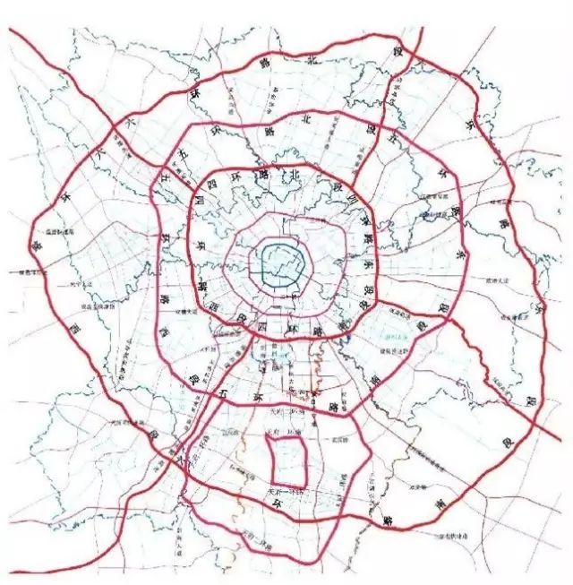 新版《成都市六环地图》发行，从一环到六环用了31年