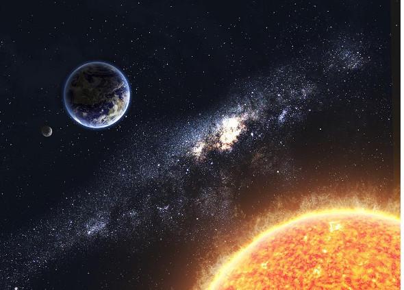 宇宙中的星球为什么能浮在半空中?这里告诉你