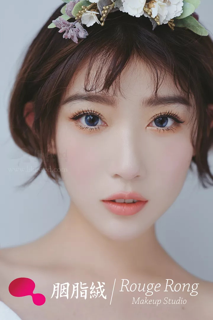 短发新娘造型,请接收!