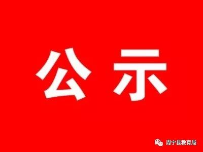 关于周宁县首批中小学名师工作室团队成员公示
