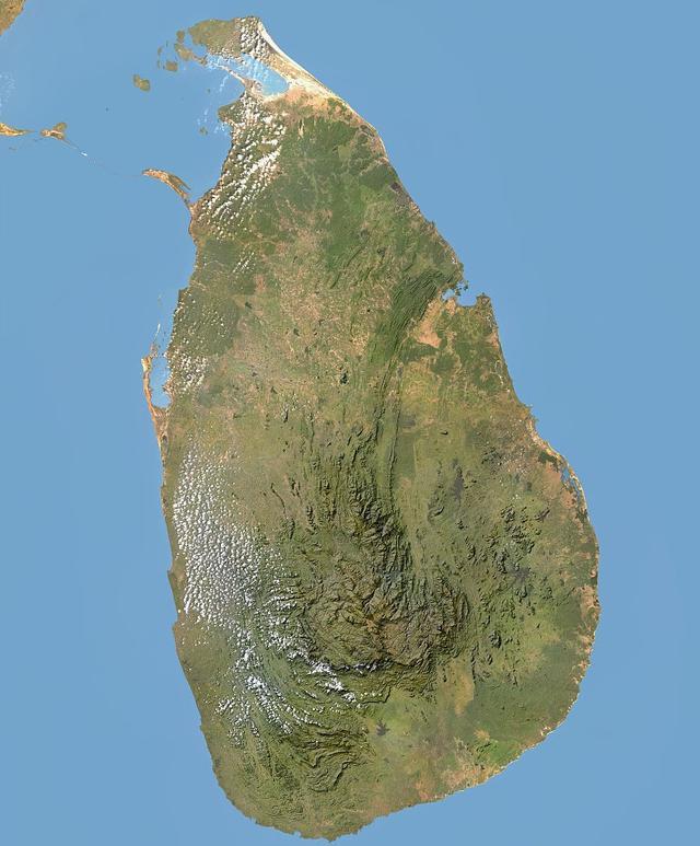 世界上人口数量最多的十个岛屿之一：斯里兰卡岛和加里曼丹岛