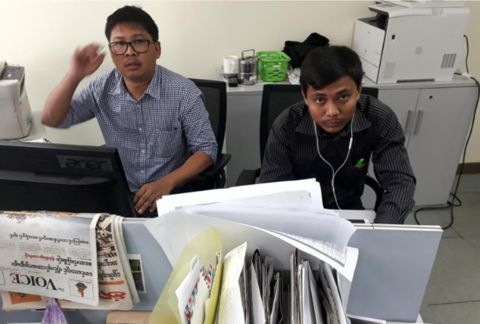 2名路透社记者因报道罗兴亚事件被缅甸监禁7年