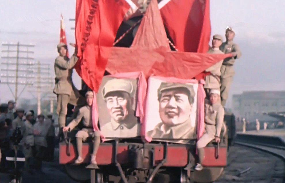 彩色老照片:1949年解放东三省战役