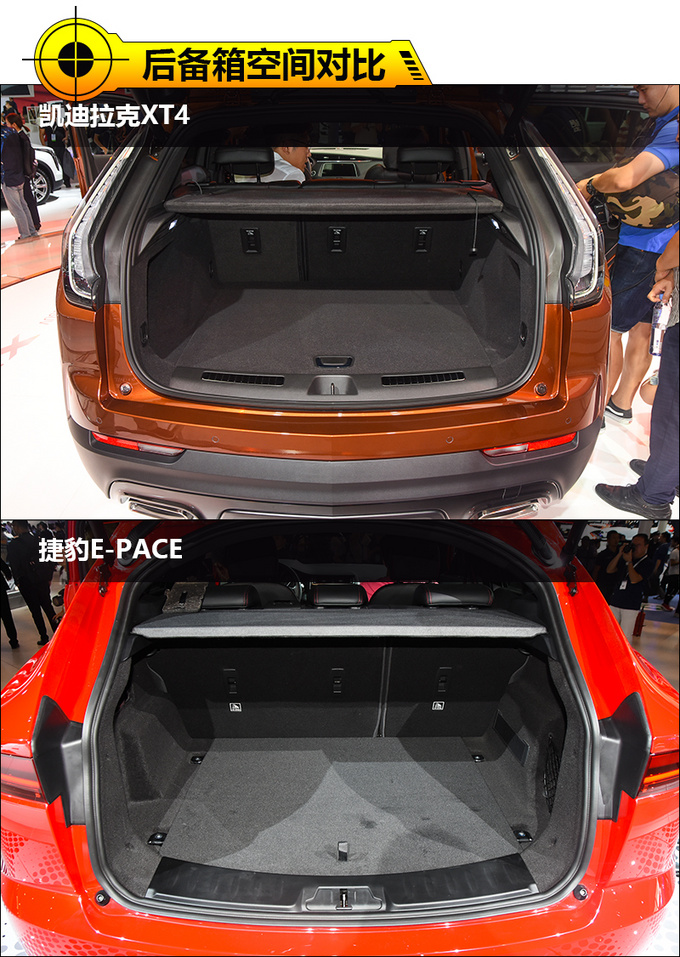 豪华紧凑SUV硬碰硬 凯迪拉克XT4对比捷豹E-PACE-图1