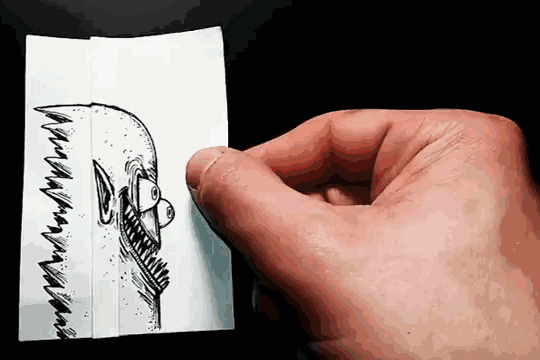 艺术家ben avlis将折纸和绘画二者结合,创作了一系列折纸插画,夸盏哪