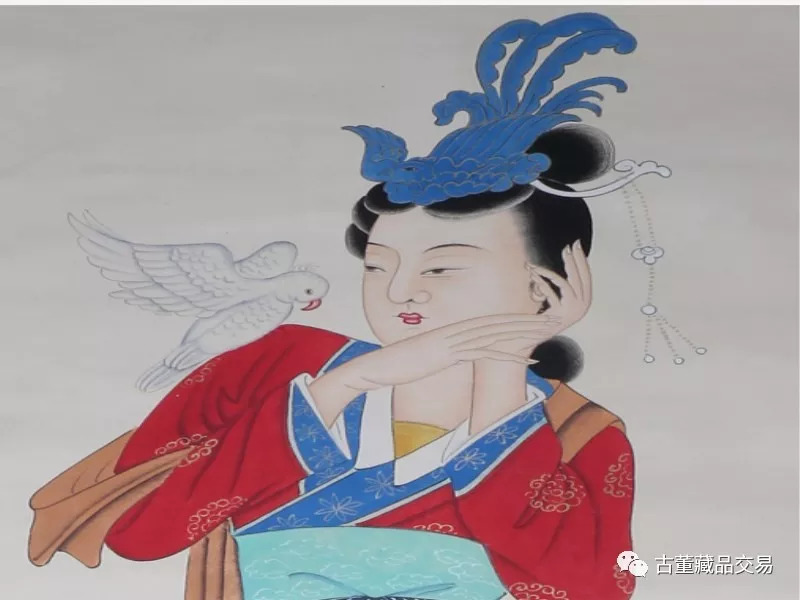 大千 仕女人物圖 張大千紈扇仕女| Zhang Daqian, Lady Holding a Fan | Fine