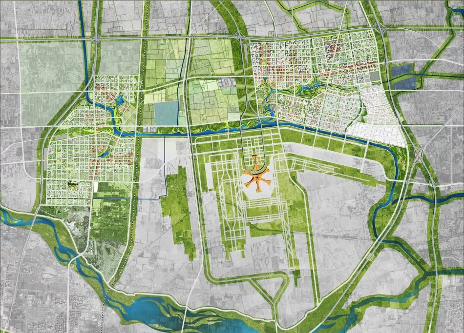 北京新机场区域规划图