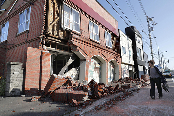 日本气象厅：北海道未来一周将继续发生强烈余震