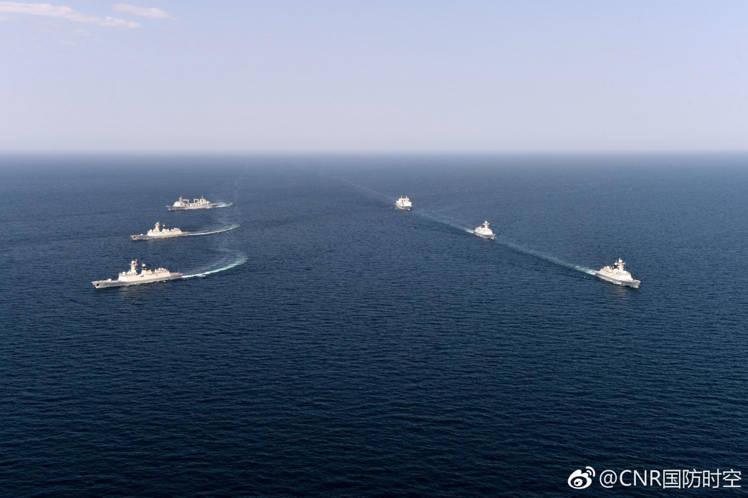 人民海军4艘054A齐聚亚丁湾，护航10年就属它最可靠耐用