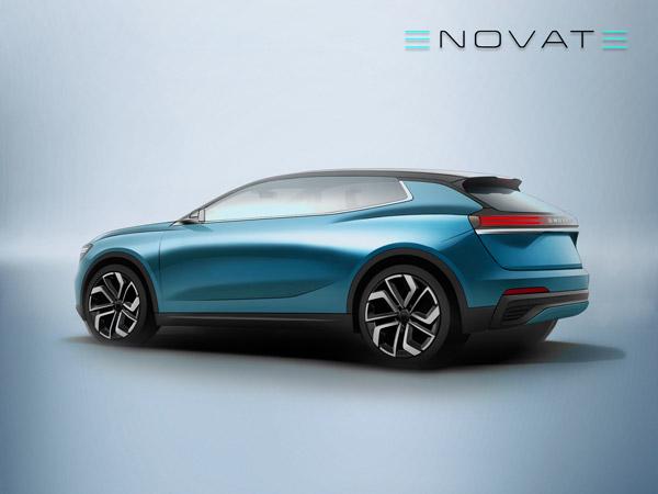 电咖ENOVATE品牌首款产品设计图曝光：定位B级SUV
