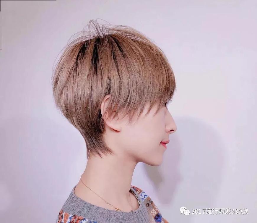 英气逼人，短发就剪最火的!