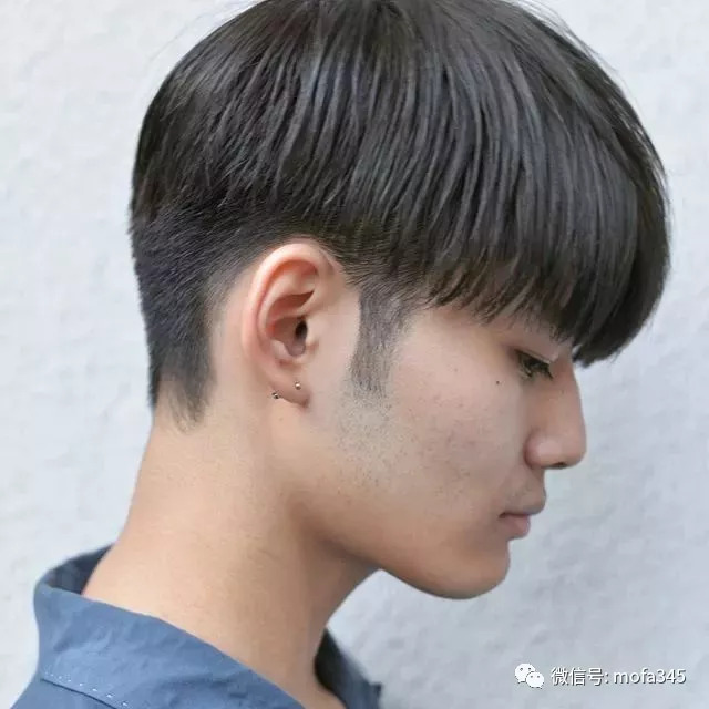 两边掏空的三七分发型，两边掏空然后盖下来!