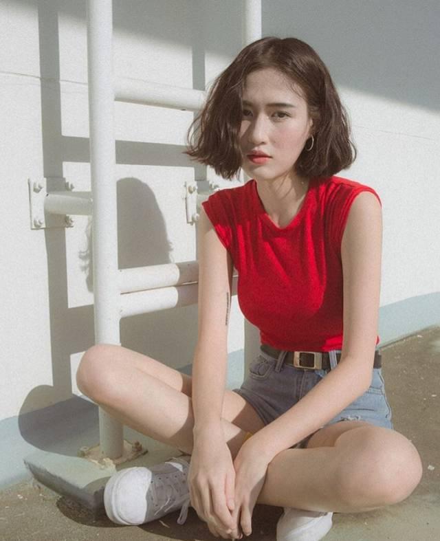 短发姑娘学她穿,帅气不失小性感!