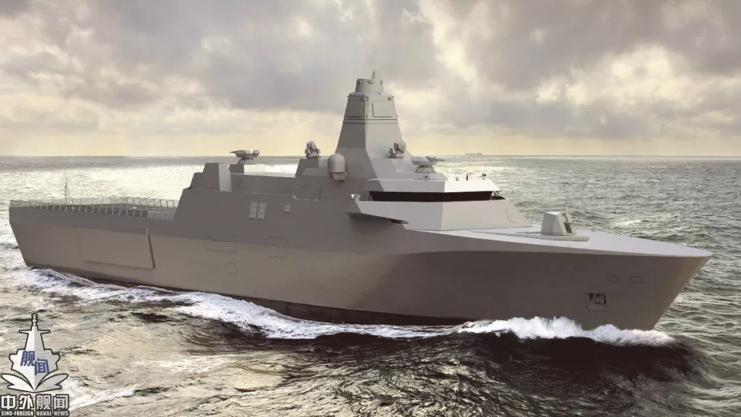 荷兰达门集团推出新型两栖护卫舰设计