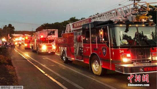 当地时间9月13日晚，美国马萨诸塞州波士顿附近的几个社区发生了“疑似天然气管道泄漏”事件。据外媒报道称，当地已有至少39处出现了起火和爆炸的情况，这一数字可能会继续增长。目前尚无法得知伤亡情况。