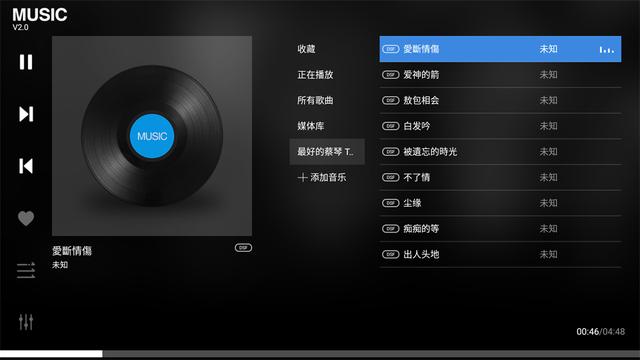本次测试的sacd音乐文件为《最好的蔡琴》