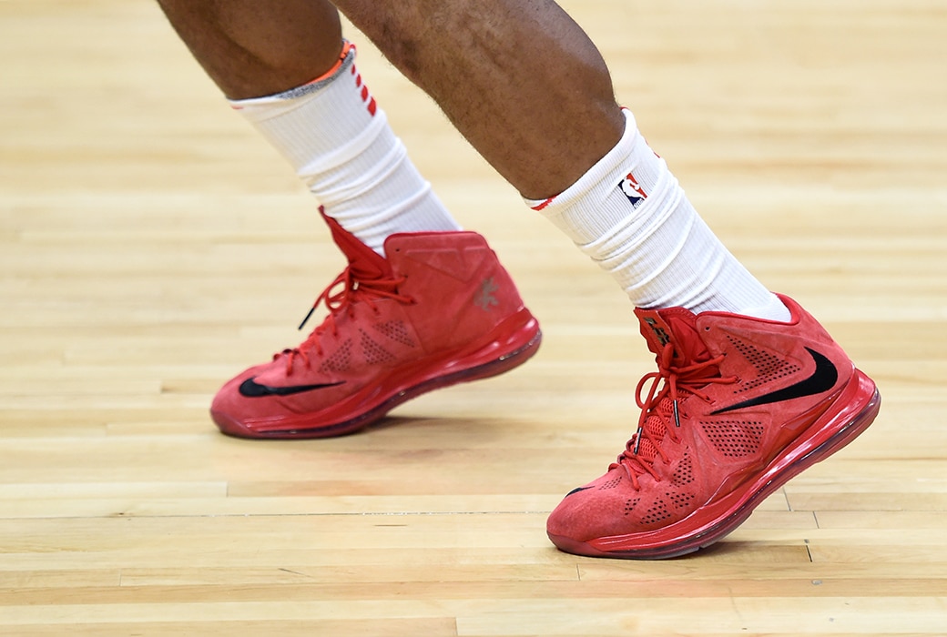 red suede lebron 10