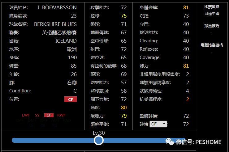 【预览】实况足球手游版新赛季铜球妖人名单!