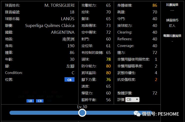 【预览】实况足球手游版新赛季铜球妖人名单!