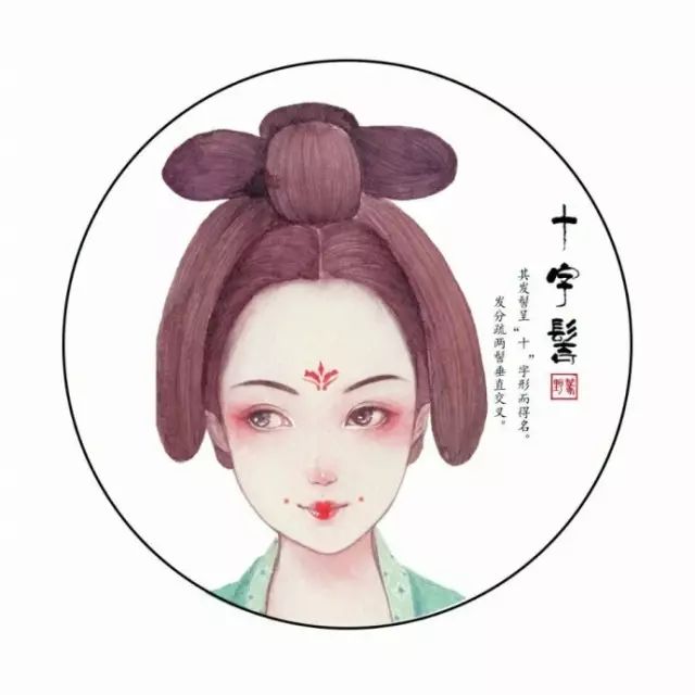 汉服小姐姐,古代女子发髻图鉴