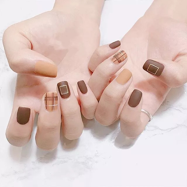 这些美甲超适合短指甲的你!