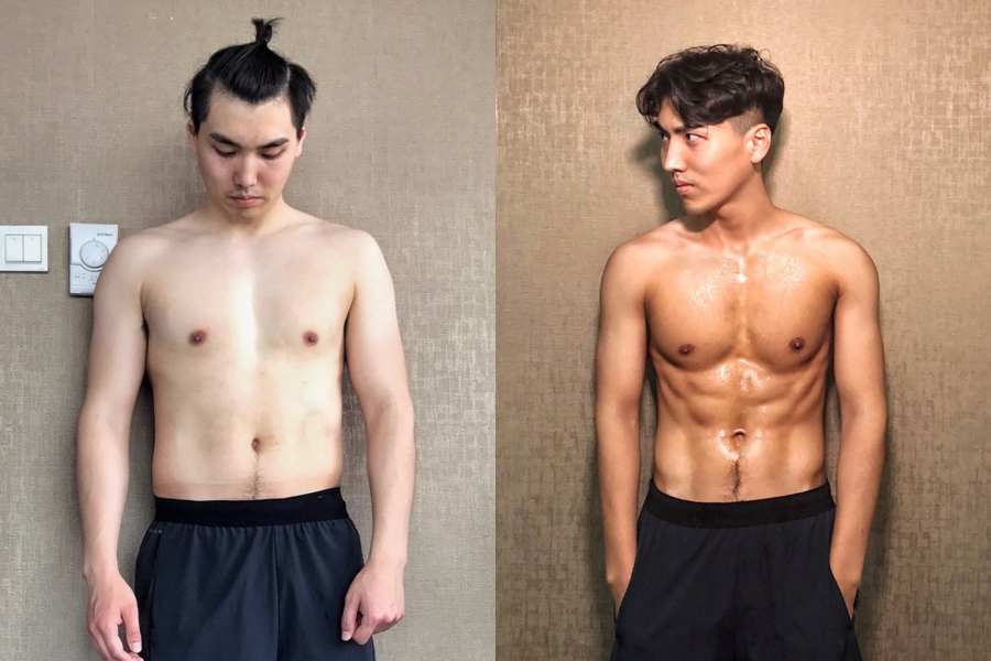 30天高强度训练，体重从79kg减到71kg，这明星私教帅呆了