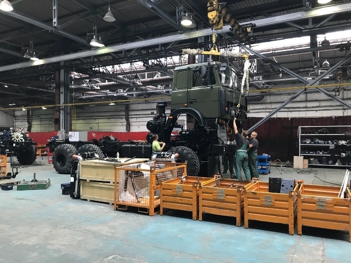 乌克兰建立新型军用卡车组装线 全用中国发动机